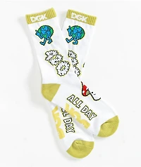 DGK Chaos White Crew Socks