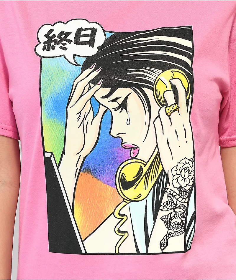 DGK Collect Call Pink T-Shirt