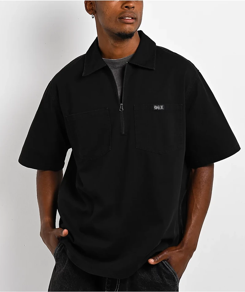 DGK Core Lord Black Work Shirt