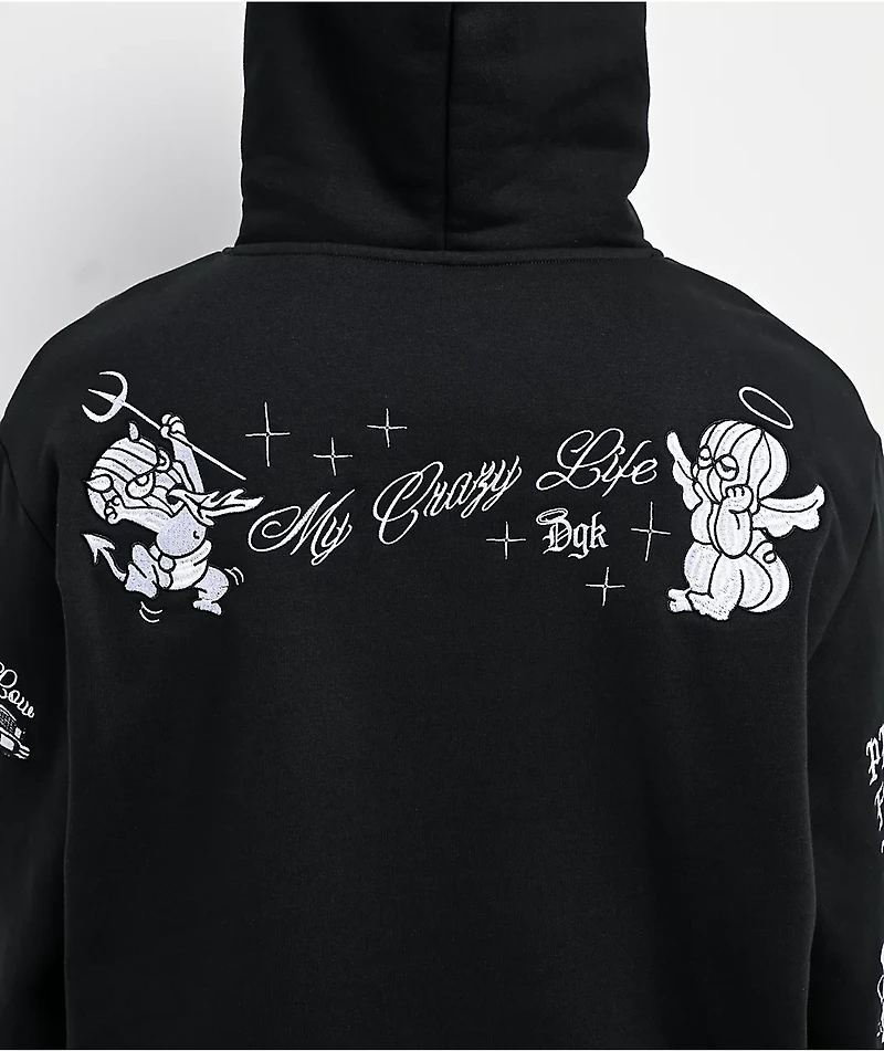 DGK Crazy Life Black Hoodie