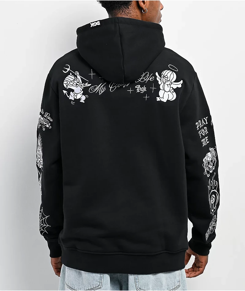 DGK Crazy Life Black Hoodie