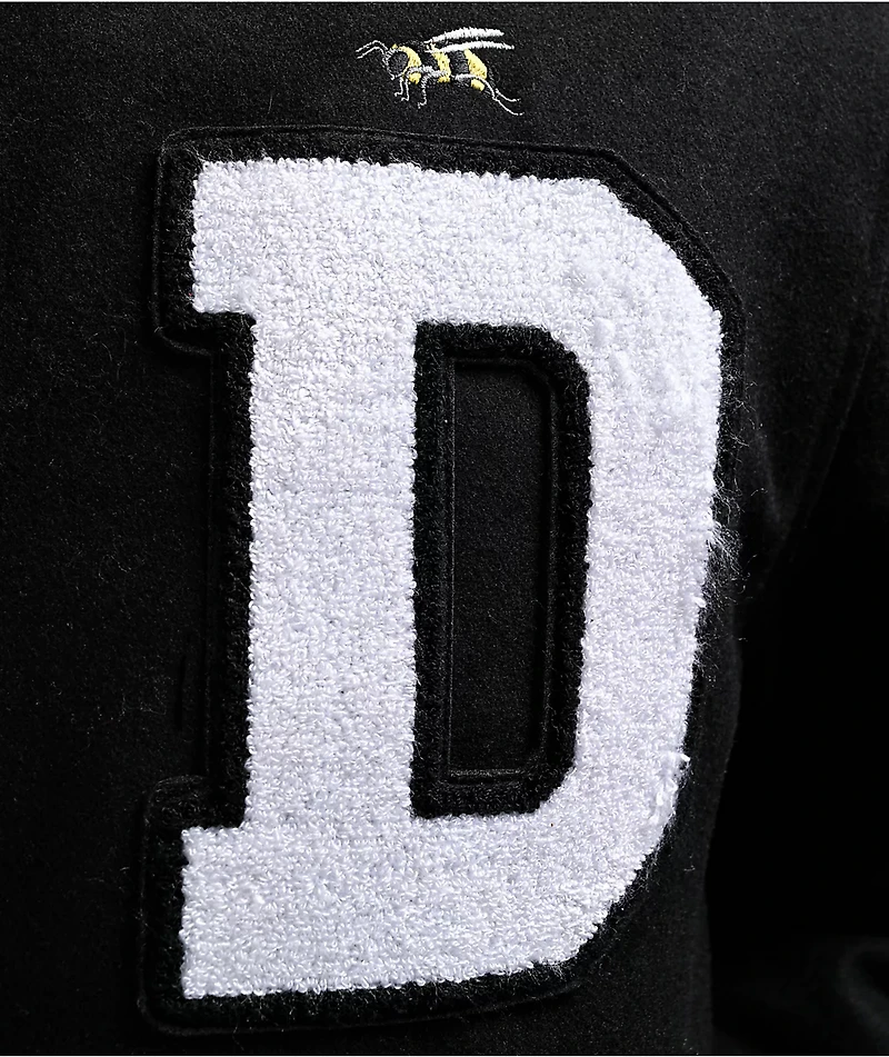 DGK Cultivators Black & White Varsity Jacket