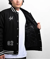 DGK Cultivators Black & White Varsity Jacket