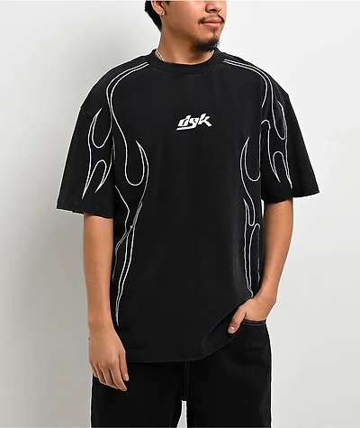 DGK Cutlass Black Wash Boxy T-Shirt