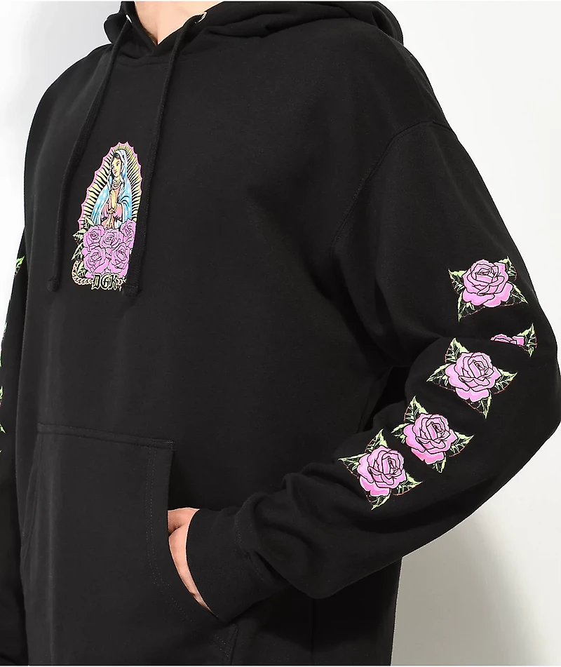DGK Day Glo Black Hoodie