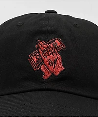 DGK Devotion Black Strapback Hat