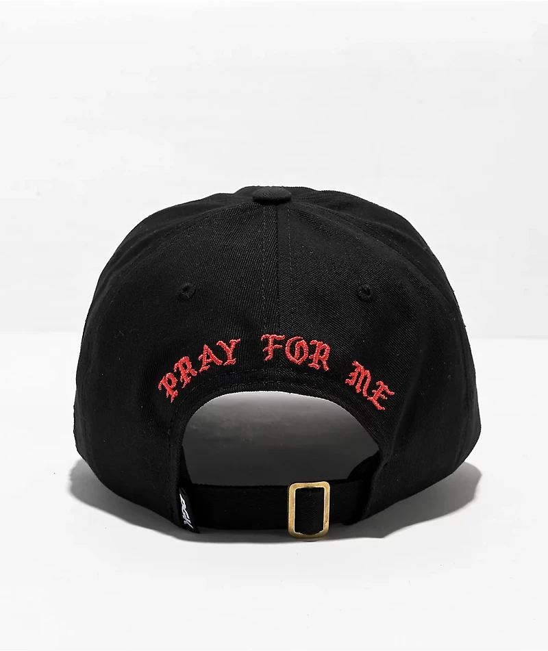 DGK Devotion Black Strapback Hat