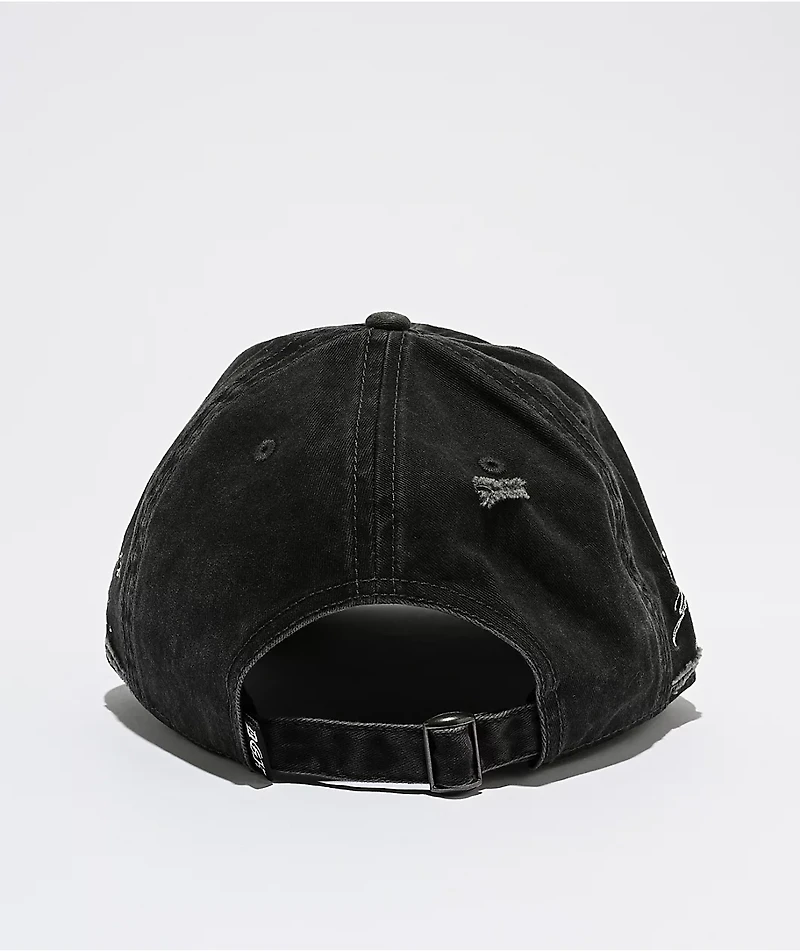 DGK Divinity Distressed Black Snapback Hat