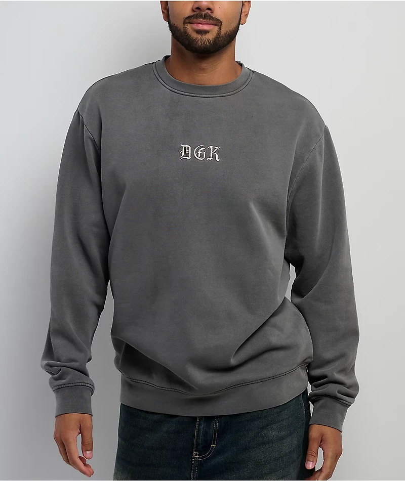 DGK Divinity Grey Crewneck Sweatshirt