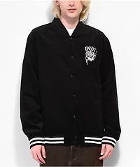DGK Dominion Black Corduroy Bomber Jacket
