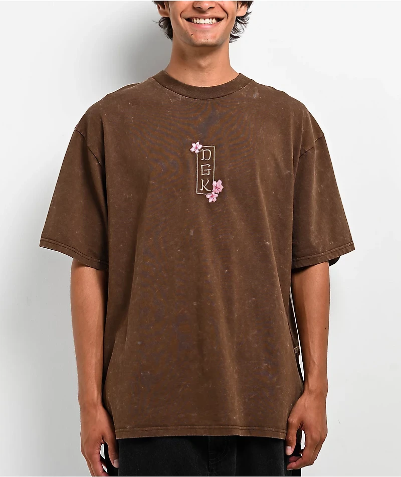 DGK Eternity Brown Wash T-Shirt