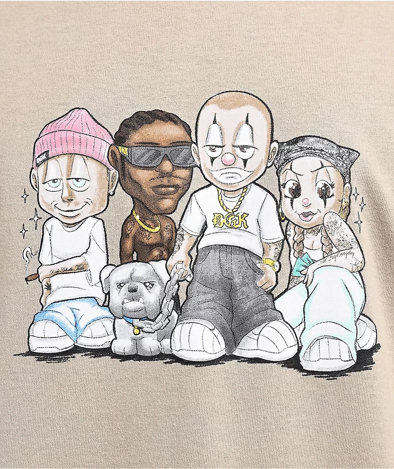 DGK Family First Sand T-Shirt