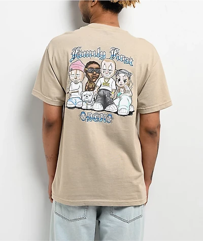 DGK Family First Sand T-Shirt