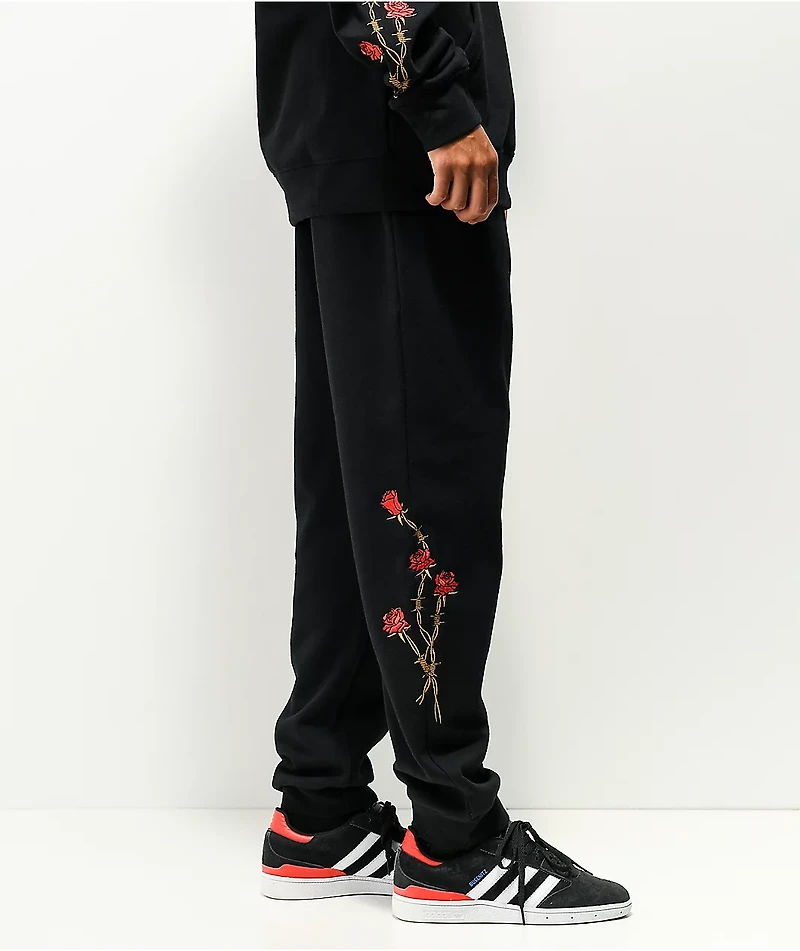 DGK Fierce Black Jogger Sweatpants