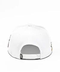DGK Fire Blossom White Snapback Hat
