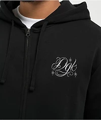 DGK Fool For You Black Zip Hoodie