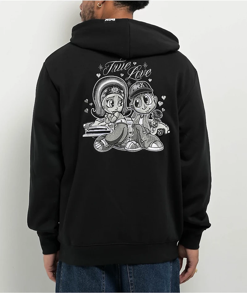 DGK Fool For You Black Zip Hoodie