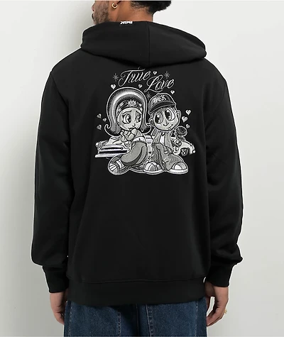 DGK Fool For You Black Zip Hoodie