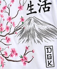 DGK Fuji White Heavyweight Pocket T-Shirt