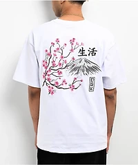 DGK Fuji White Heavyweight Pocket T-Shirt