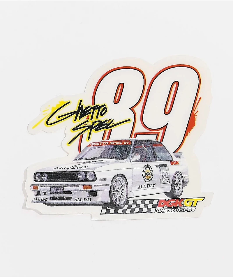DGK GT89 Sticker