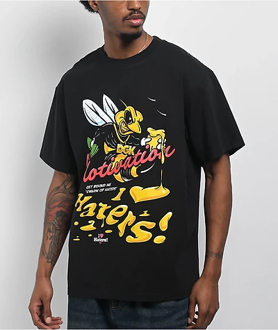 DGK Get Behind Me Heavyweight Vintage Black T-Shirt