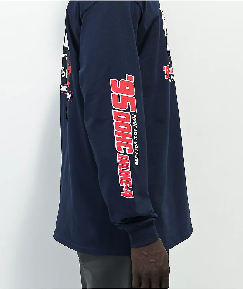 DGK Ghetto Spec Navy Long Sleeve T-Shirt