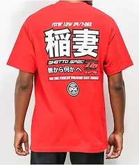 DGK Ghetto Spec Red T-Shirt