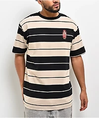 DGK Glory Black & Sand Knit T-Shirt