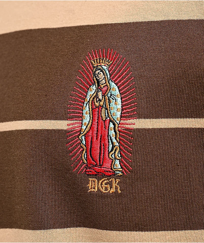 DGK Glory Brown & Tan Knit T-Shirt