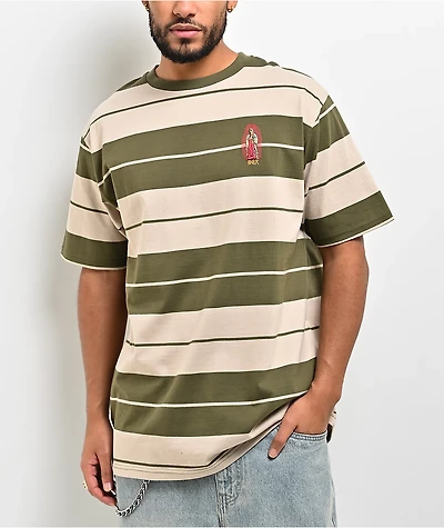 DGK Glory Olive & Sand Knit T-shirt