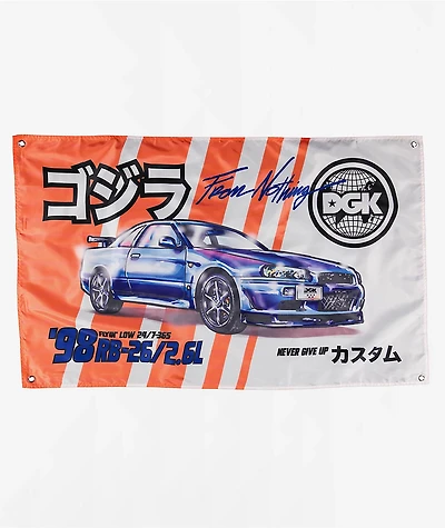 DGK Godzilla White Banner