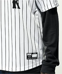 DGK Good Luck 2Fer White & Black Baseball Hoodie