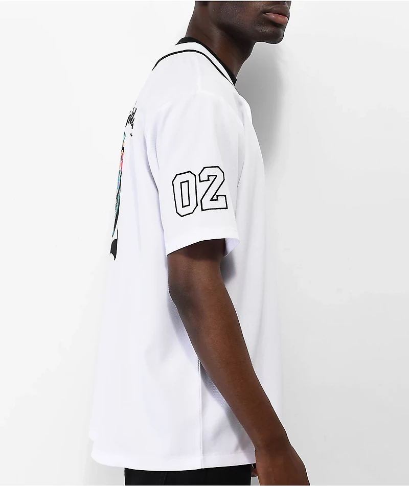 DGK Growth White Baseball Jersey