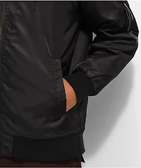 DGK Guadalupe Black Hooded Bomber Jacket