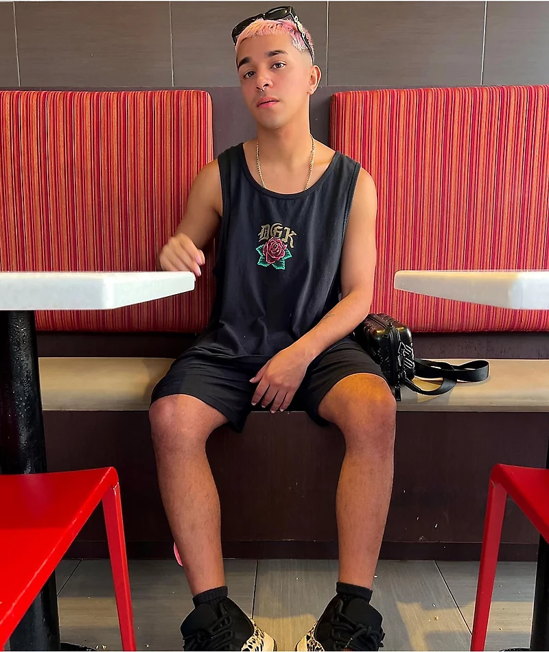 DGK Guadalupe Black Tank Top