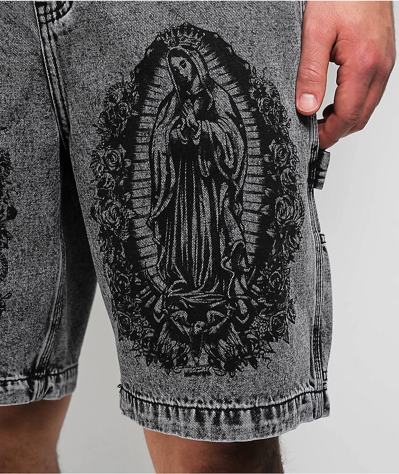 DGK Guadalupe Black Wash Denim Shorts