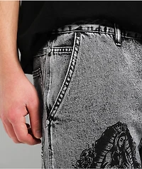 DGK Guadalupe Black Wash Denim Shorts