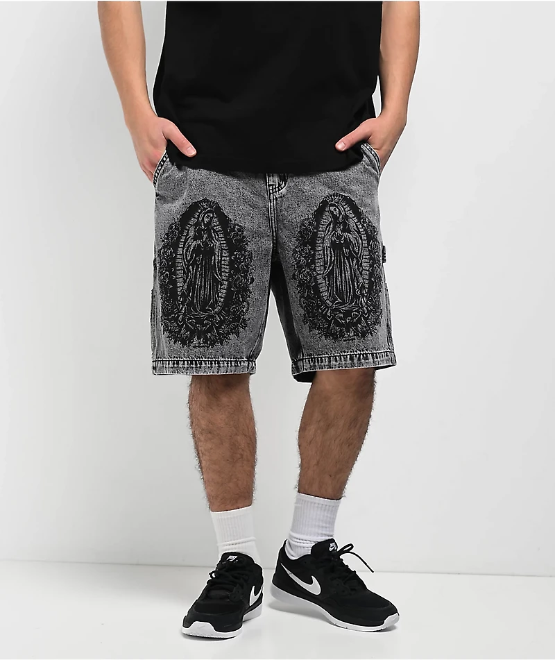DGK Guadalupe Black Wash Denim Shorts