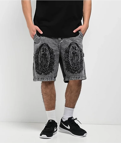 DGK Guadalupe Black Wash Denim Shorts