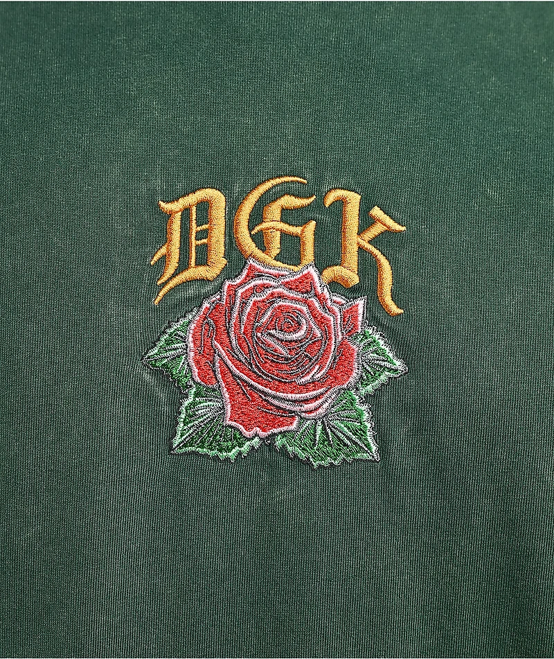 DGK Guadalupe Dark Green Wash Boxy T-Shirt