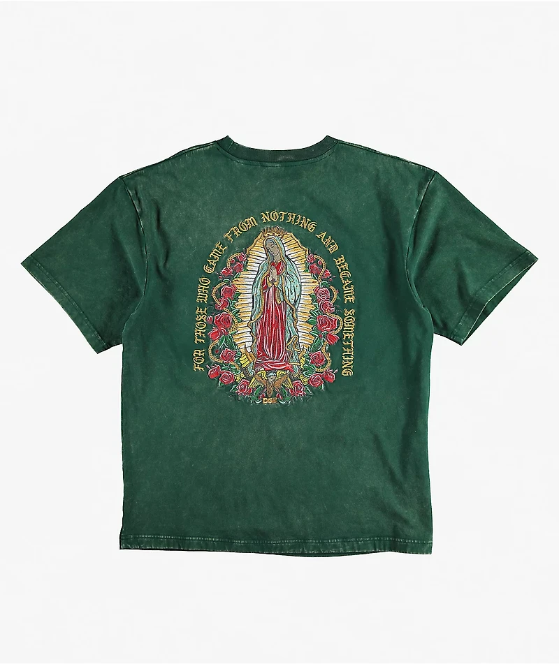 DGK Guadalupe Dark Green Wash Boxy T-Shirt