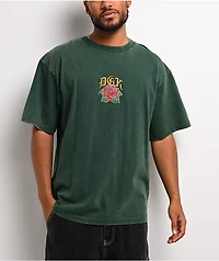 DGK Guadalupe Dark Green Wash Boxy T-Shirt