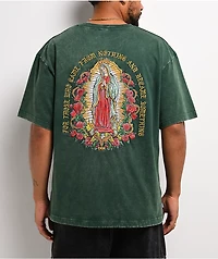 DGK Guadalupe Dark Green Wash Boxy T-Shirt