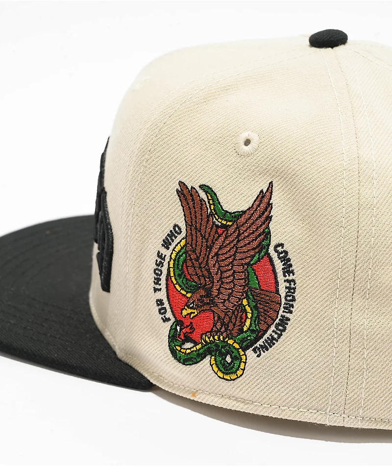 DGK Guerrero Cream & Black Snapback Hat