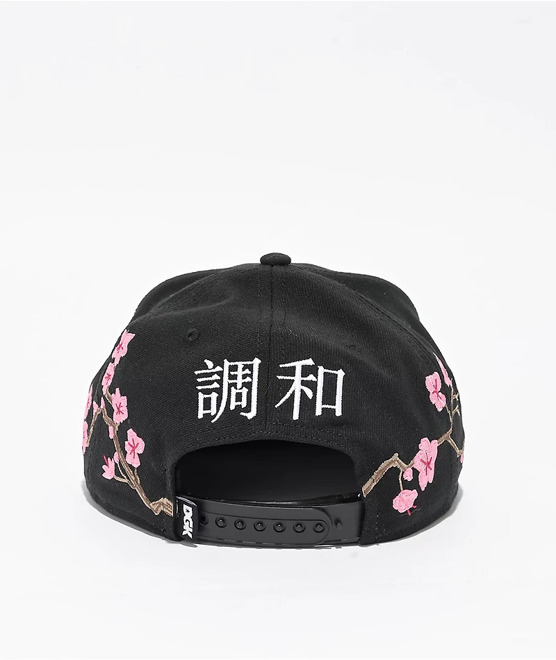 DGK Hanami Black Snapback Hat