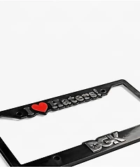 DGK Haters Black License Plate Frame