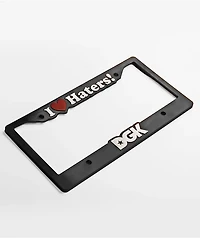 DGK Haters Black License Plate Frame