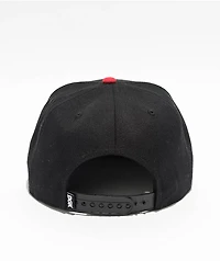 DGK I Love Haters Black & Red Snapback Hat