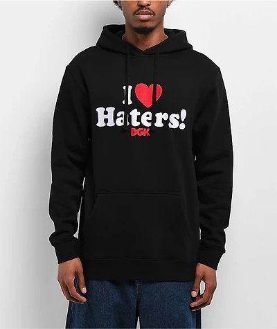 DGK I Love Haters Black Hoodie